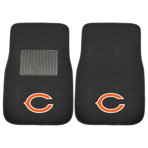 Chicago Bears 2 Piece Embroidered Car Mat