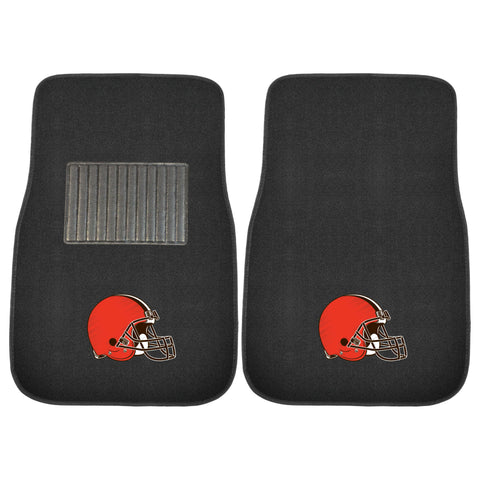 Cleveland Browns 2 Piece Embroidered Car Mat