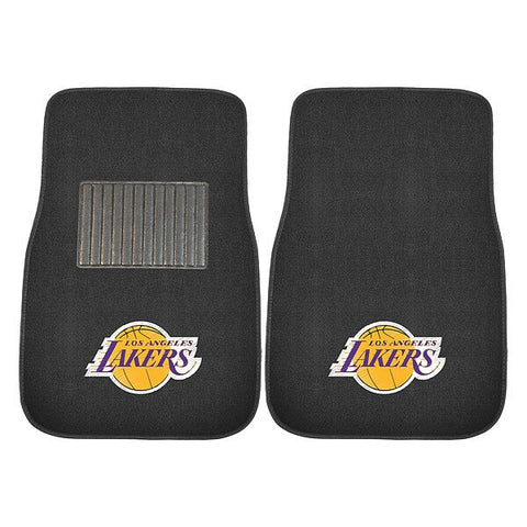 Los Angeles Lakers 2 Piece Embroidered Car Mat