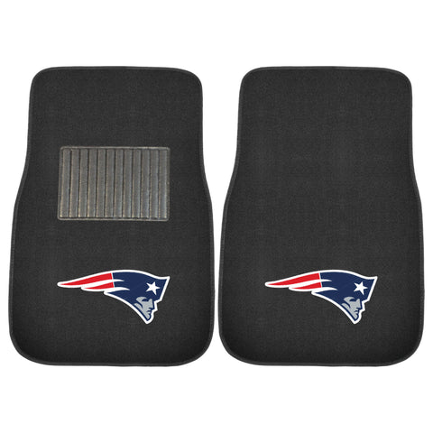New England Patriots 2 Piece Embroidered Car Mat