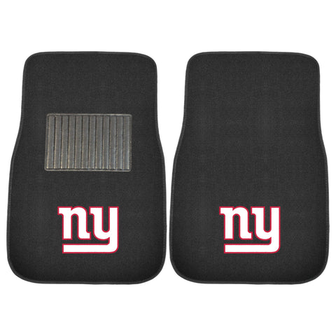 New York Giants 2 Piece Embroidered Car Mat