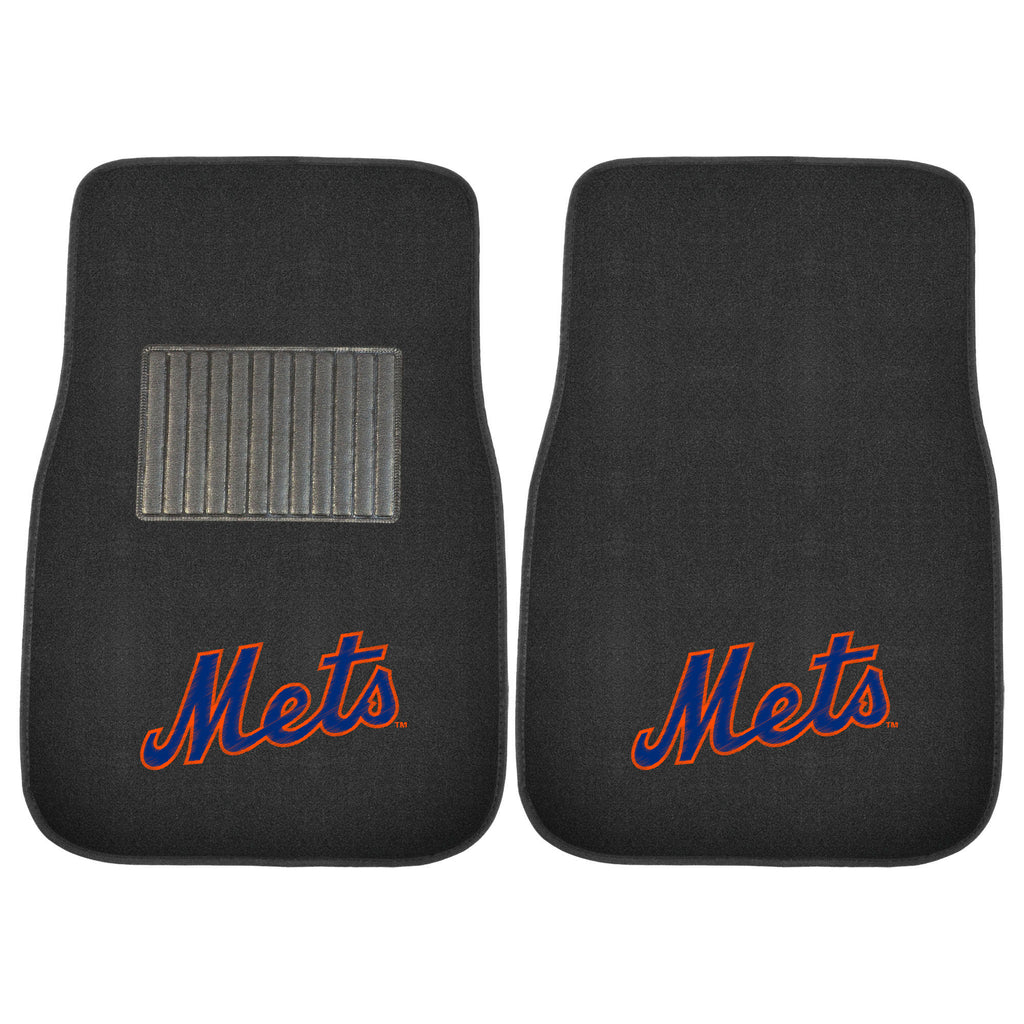 New York Mets 2 Piece Embroidered Car Mat