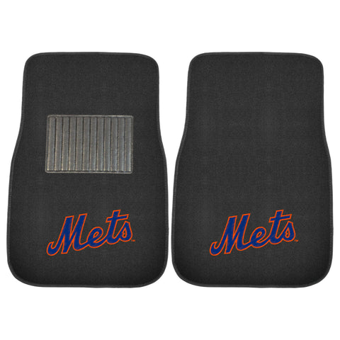 New York Mets 2 Piece Embroidered Car Mat