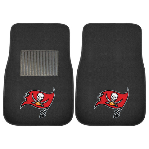 Tampa Bay Buccaneers 2 Piece Embroidered Car Mat