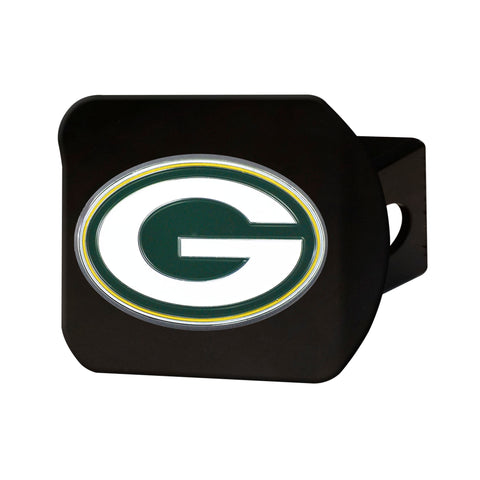 Green Bay Packers Metal Hitch Cover - Black