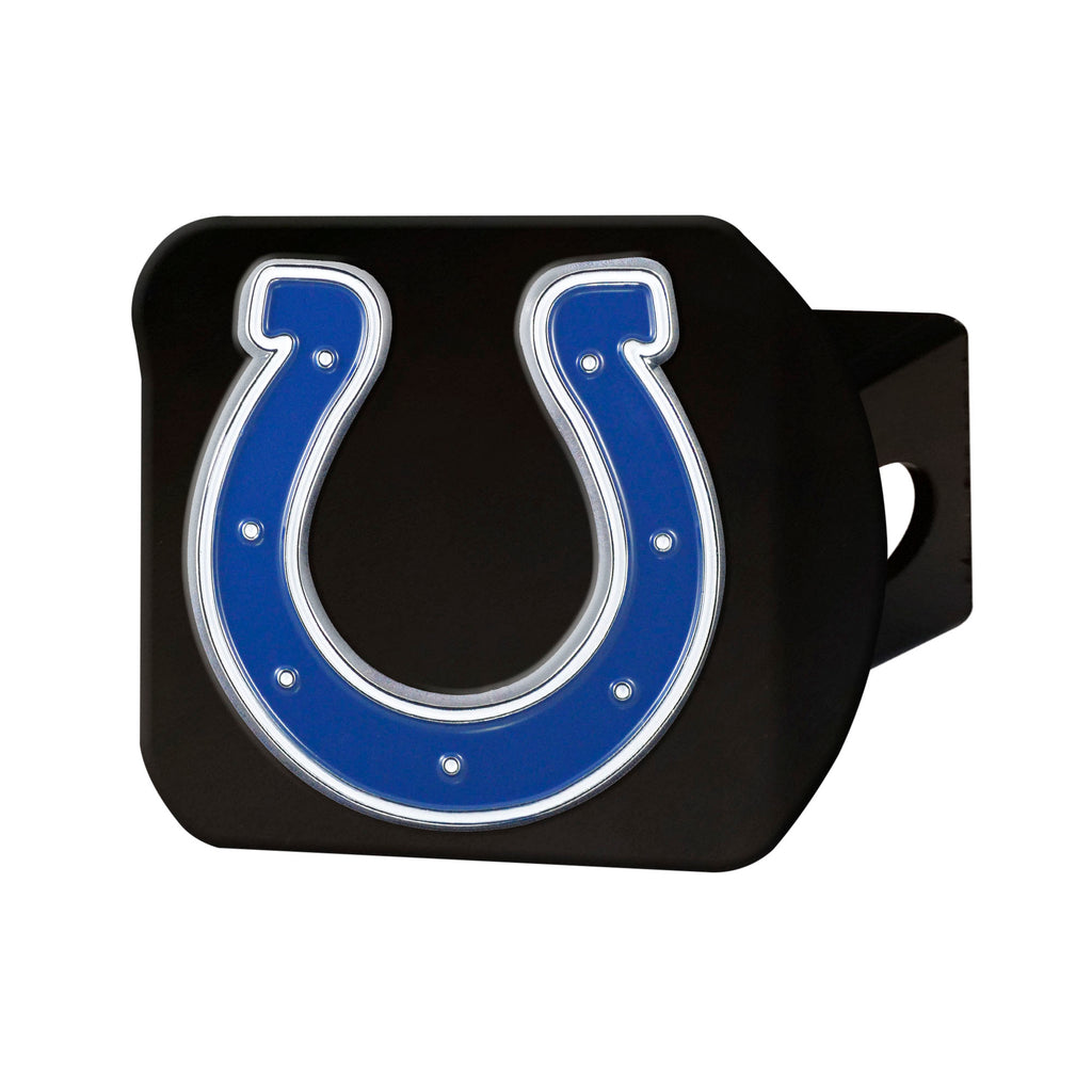 Indianapolis Colts Metal Hitch Cover - Black