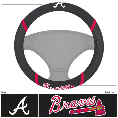 Atlanta Braves Deluxe Steering Wheel Cover