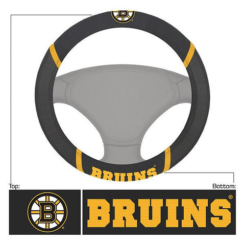 Boston Bruins Deluxe Steering Wheel Cover