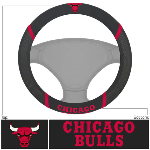 Chicago Bulls Deluxe Steering Wheel Cover