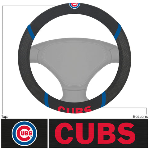 Chicago Cubs Deluxe Steering Wheel Cover