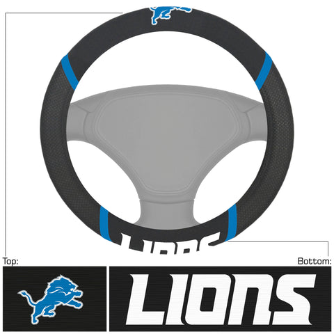 Detroit Lions Deluxe Steering Wheel Cover