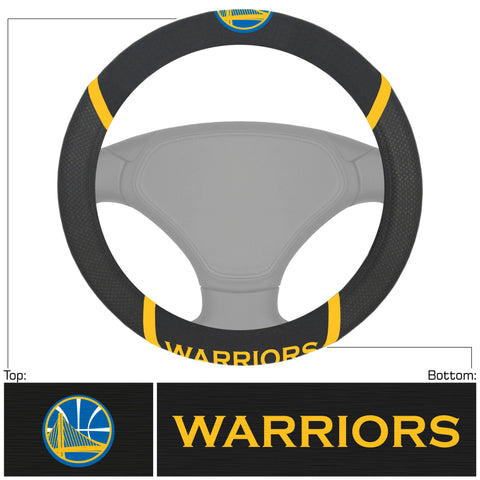 Golden State Warriors Deluxe Steering Wheel Cover