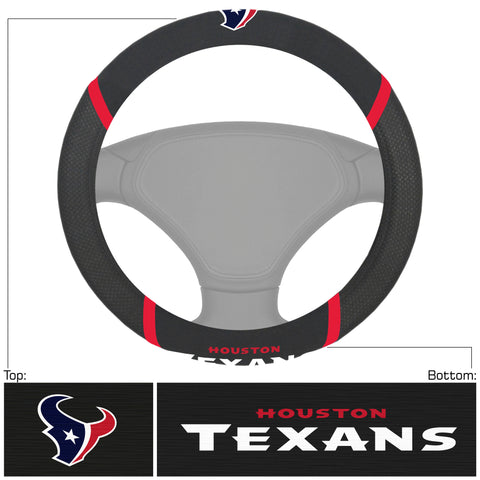 Houston Texans Deluxe Steering Wheel Cover