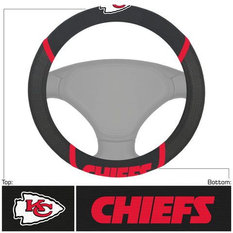 Kansas City Chiefs Deluxe Steering Wheel Cover