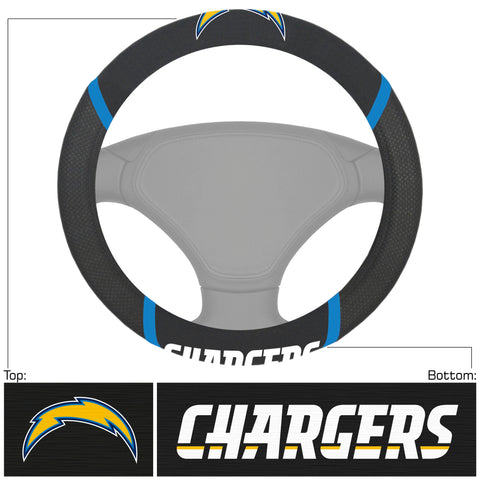 Los Angeles Chargers Deluxe Steering Wheel Cover