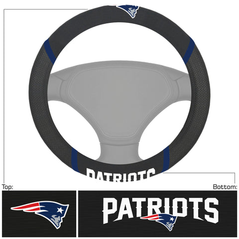 New England Patriots Deluxe Steering Wheel Cover