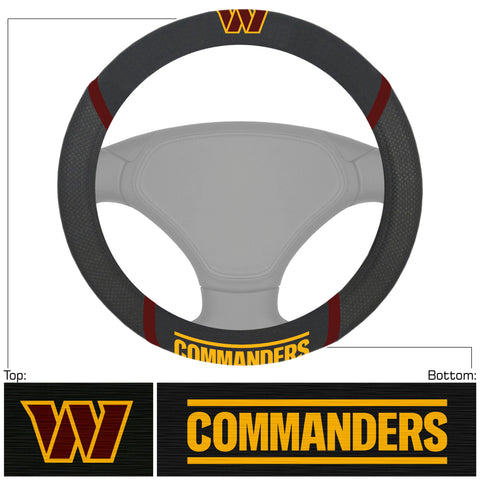 Washington Commanders Deluxe Steering Wheel Cover