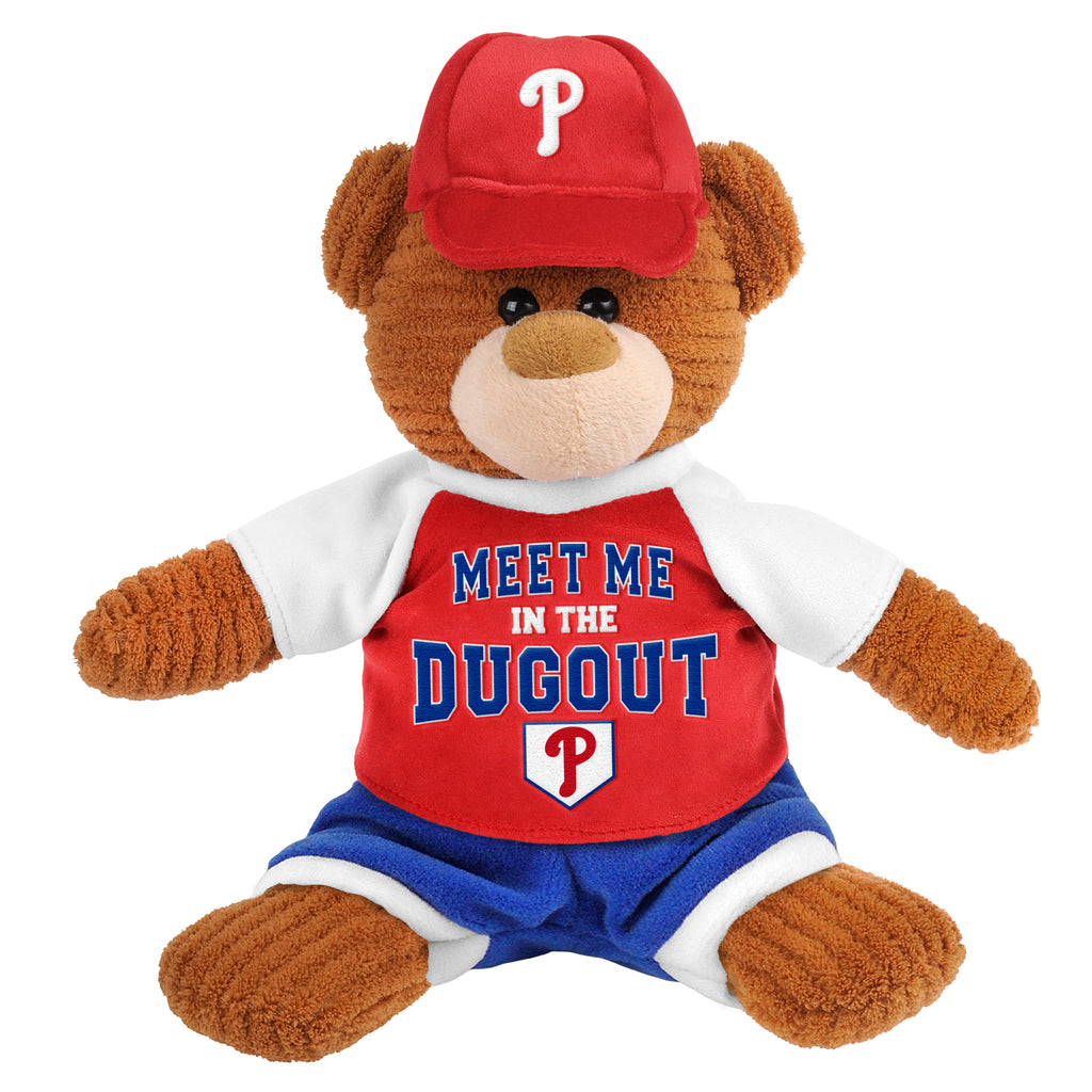 Philadelphia Phillies 14" Plush Corduroy Bear