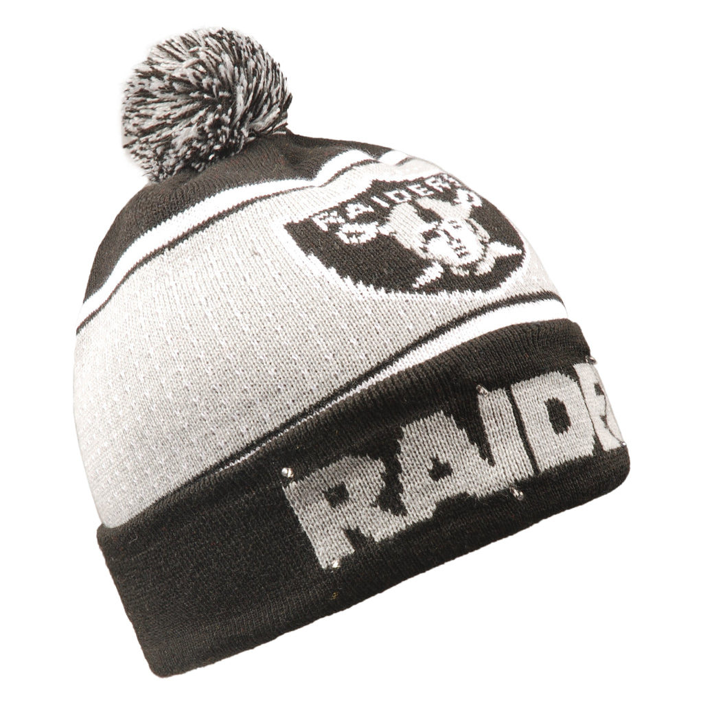 Las Vegas Raiders Big Logo Full Knit Light Up Beanie Fan Treasures