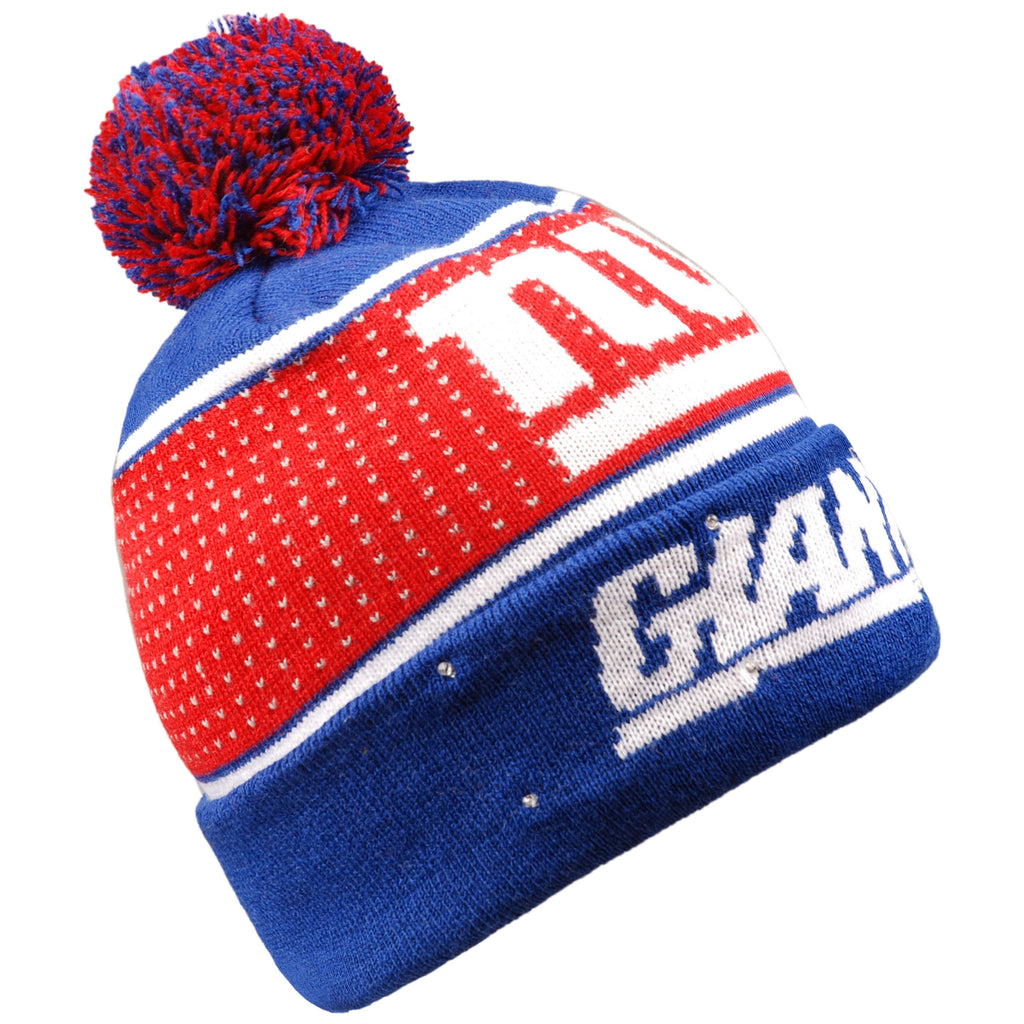 New York Giants Big Logo Full Knit Light Up Beanie
