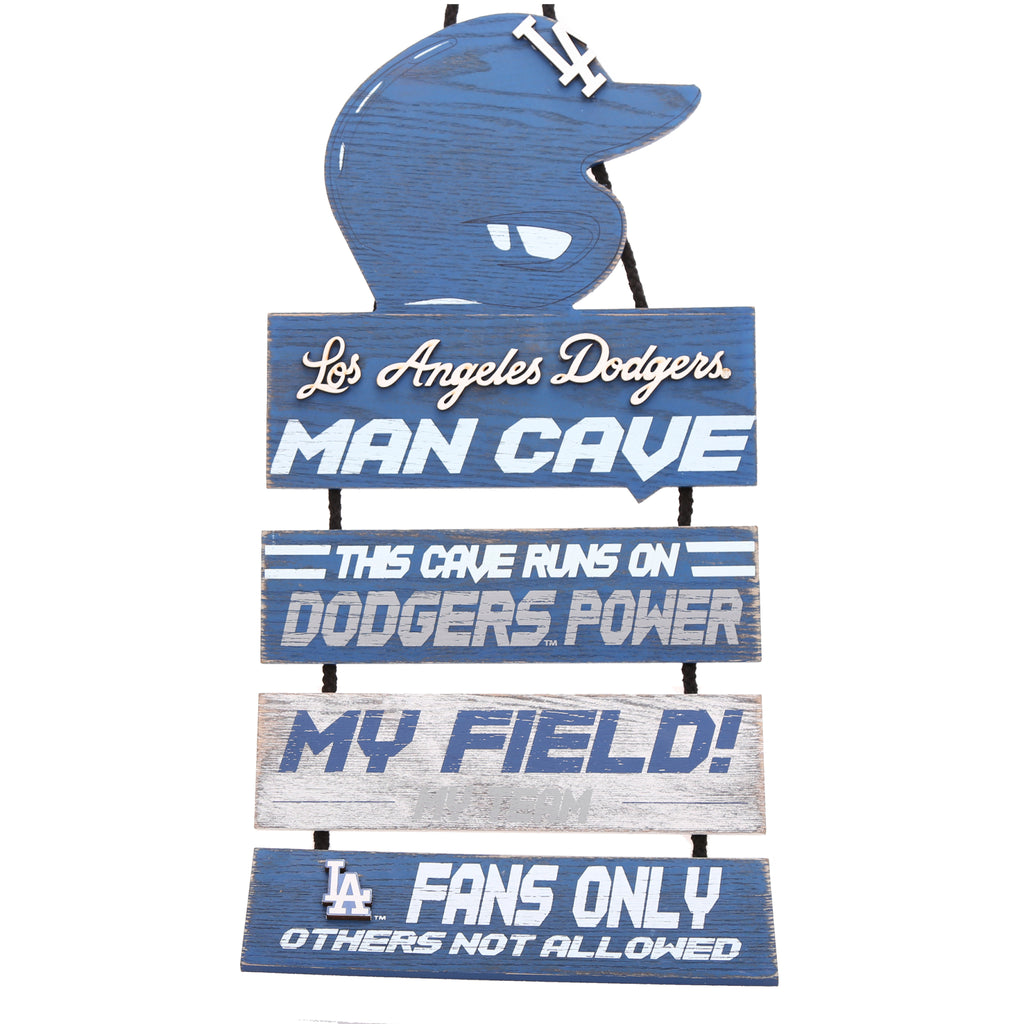Los Angeles Dodgers Helmet Man Cave Dangle Sign
