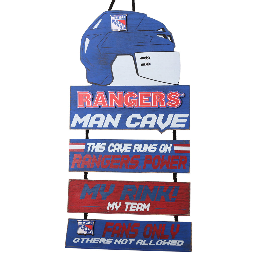 New York Rangers Man Cave Dangle Sign