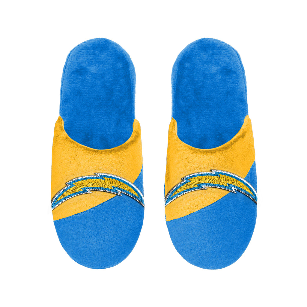 Los Angeles Chargers 1 Dozen Colorblock Big Logo Slippers