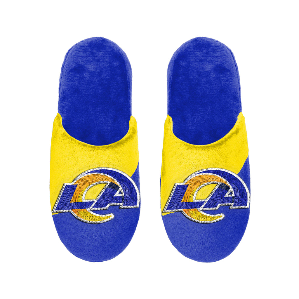 Los Angeles Rams 1 Dozen Colorblock Big Logo Slippers