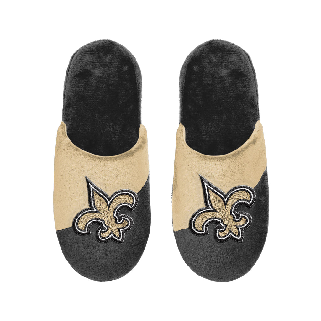 New Orleans Saints 1 Dozen Colorblock Big Logo Slippers