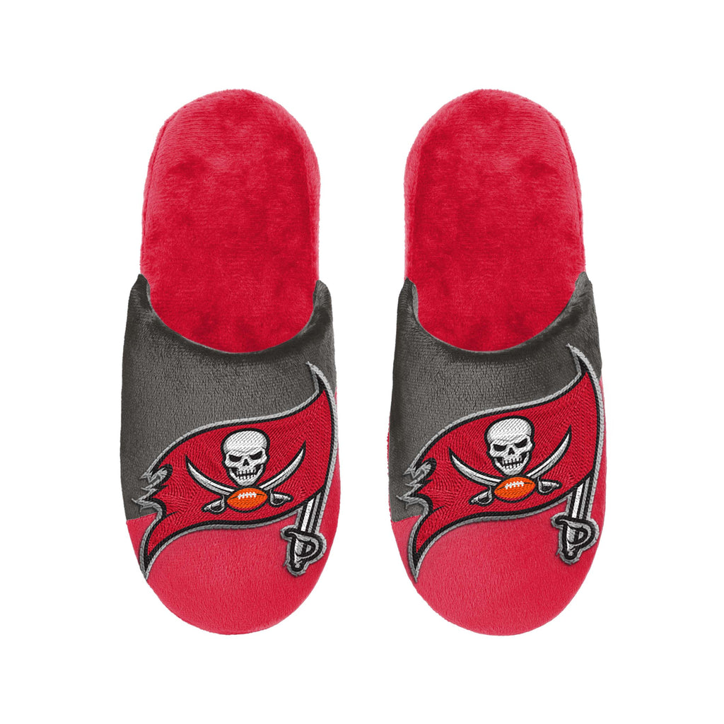 Tampa Bay Buccaneers 1 Dozen Colorblock Big Logo Slippers