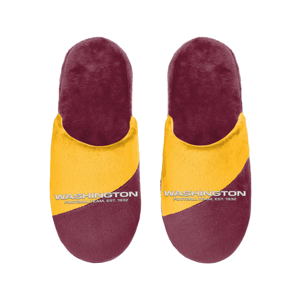 Washington Redskins 1 Dozen Colorblock Big Logo Slippers