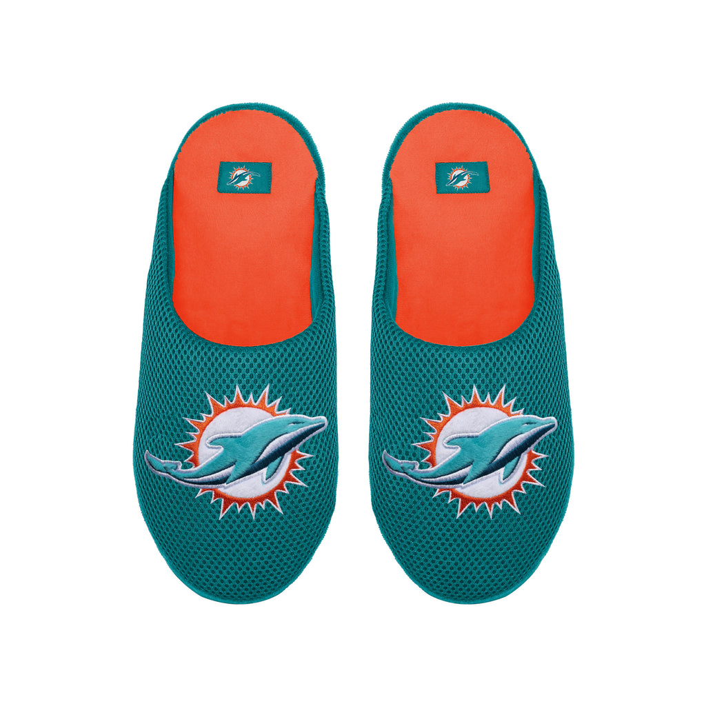 Miami Dolphins 1 Dozen Big Logo Mesh Slide Slippers