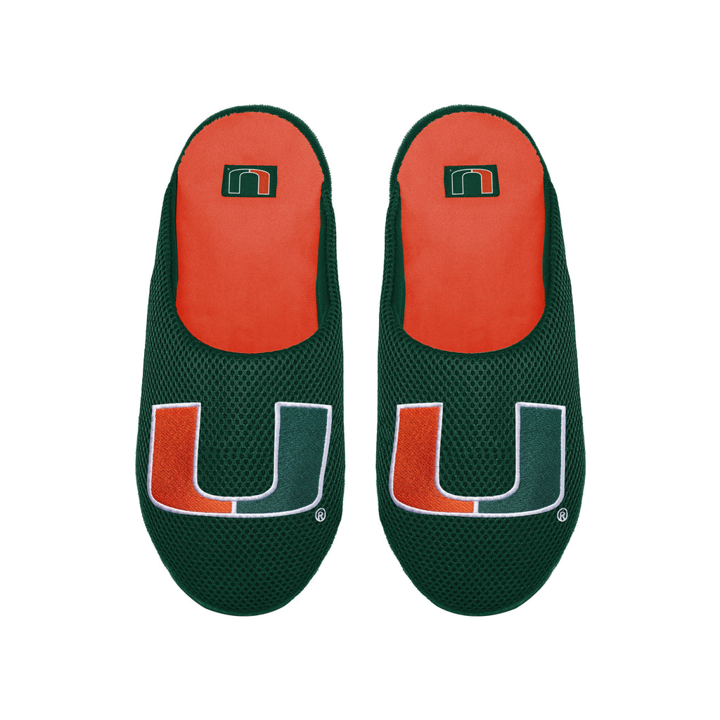 Miami Hurricanes 1 Dozen Big Logo Mesh Slide Slippers