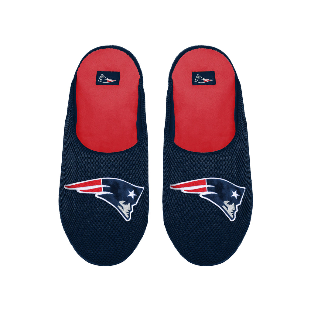 New England Patriots 1 Dozen Big Logo Mesh Slide Slippers