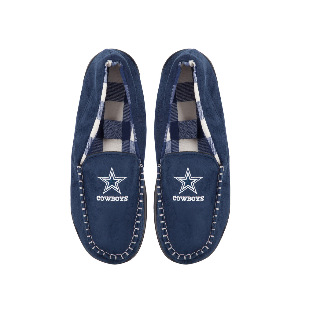 Dallas Cowboys 1 Dozen Moccasins with Flannel Liner