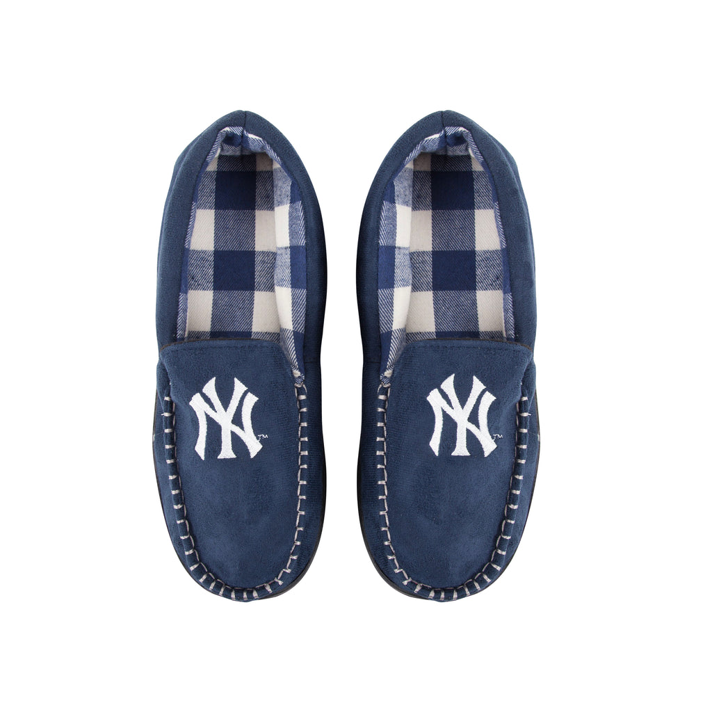 New York Yankees 1 Dozen Moccasins with Flannel Liner