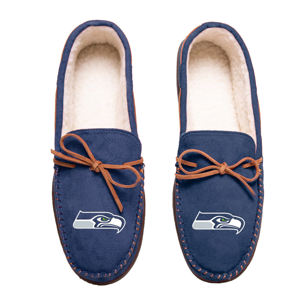 Seattle Seahawks 1 Dozen Big Logo Team Color Moccasins