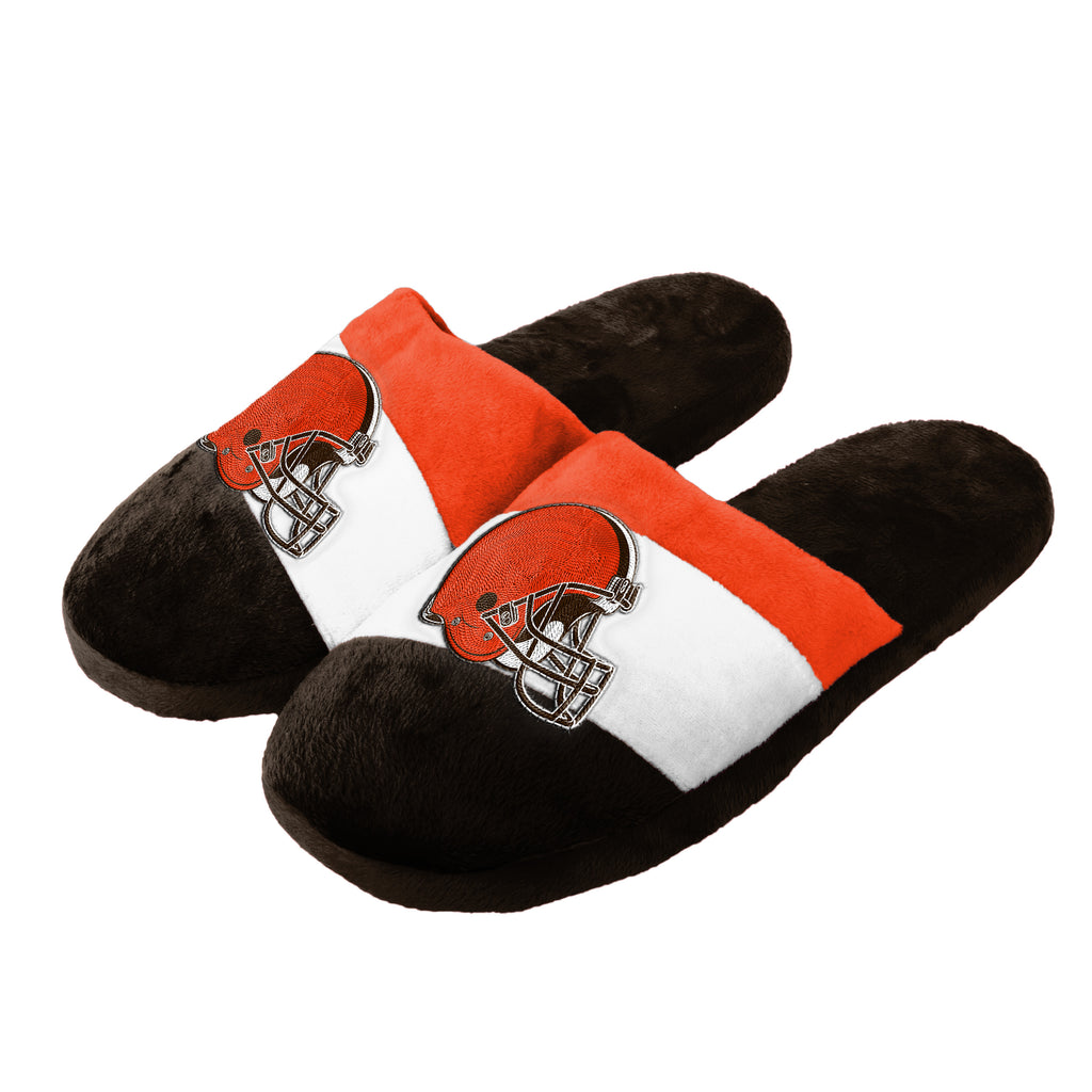 Cleveland Browns 1 Dozen Colorblock Slide Slippers