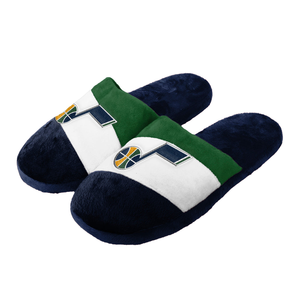 Utah Jazz 1 Dozen Colorblock Slide Slippers