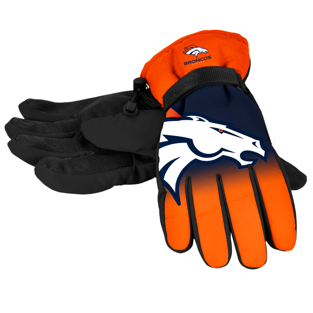 Denver Broncos 1 Dozen Gradient Big Logo Insulated Gloves