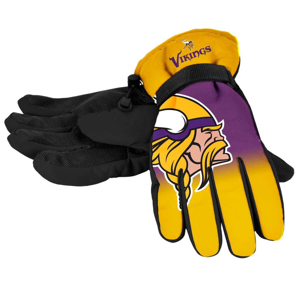 Minnesota Vikings 1 Dozen Gradient Big Logo Insulated Gloves