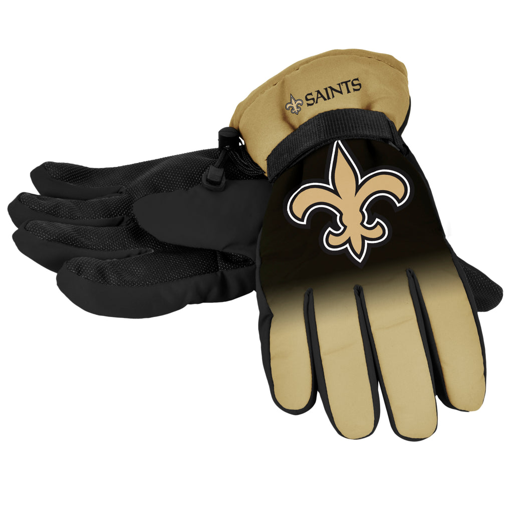 New Orleans Saints 1 Dozen Gradient Big Logo Insulated Gloves