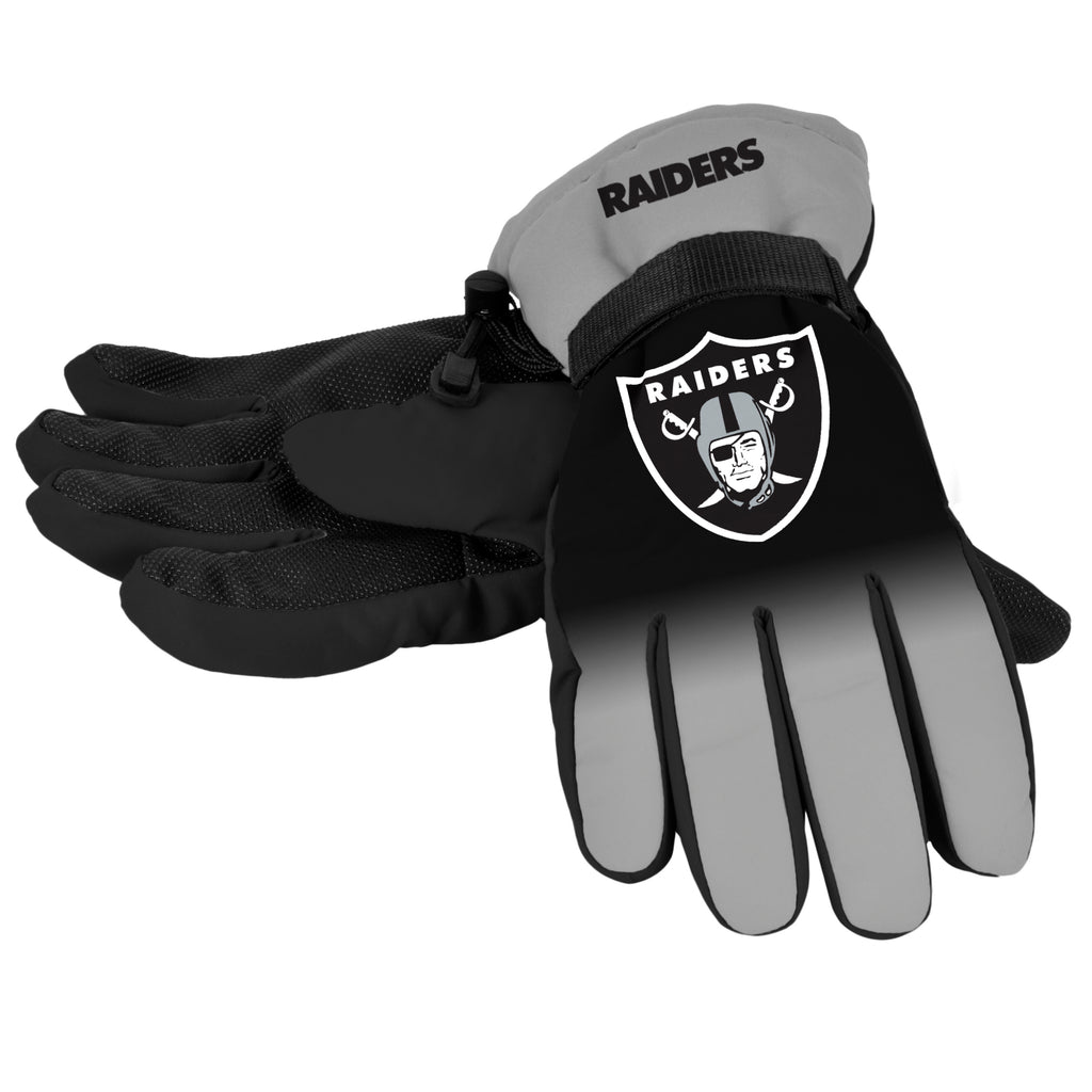 Oakland Raiders 1 Dozen Gradient Big Logo Insulated Gloves