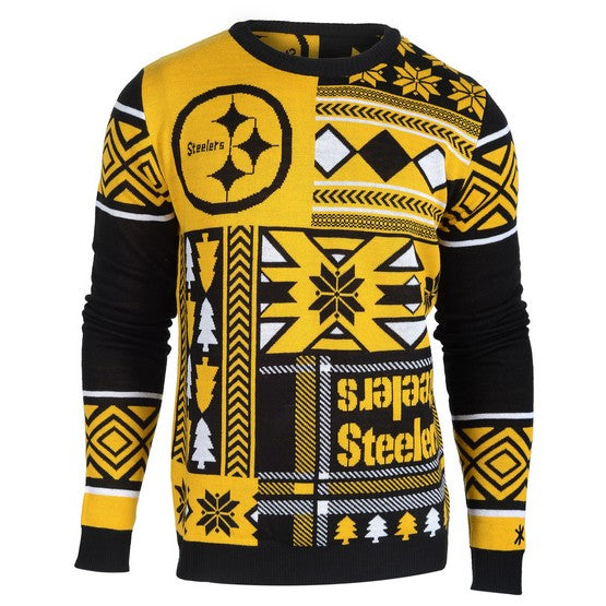 Pittsburgh Steelers 1Dz Patches Ugly Sweater