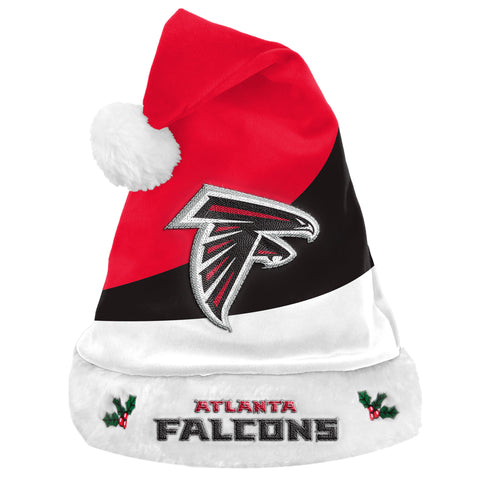 Atlanta Falcons Colorblock Santa Hat