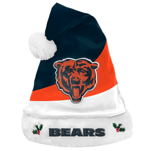 Chicago Bears Colorblock Santa Hat