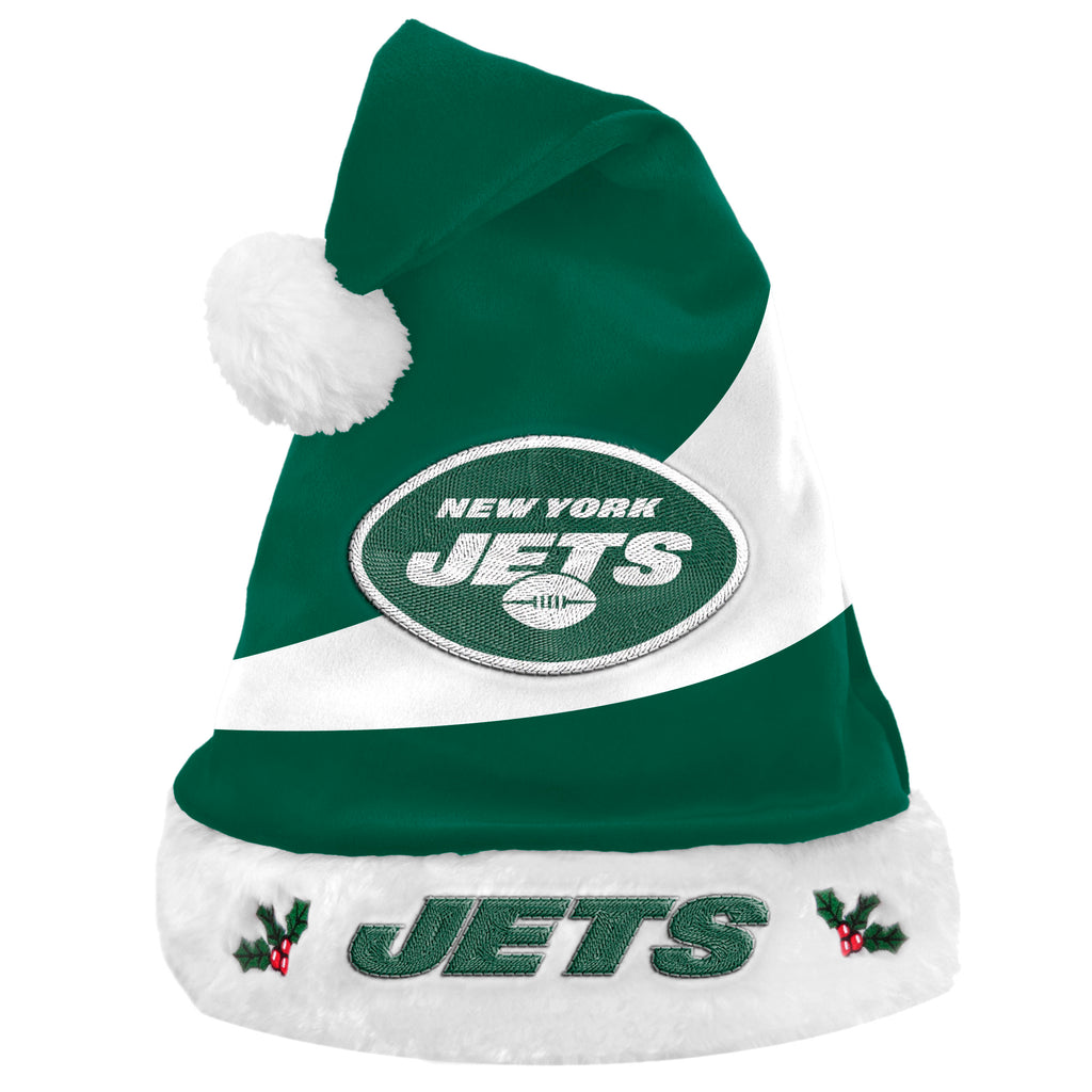 New York Jets Colorblock Santa Hat