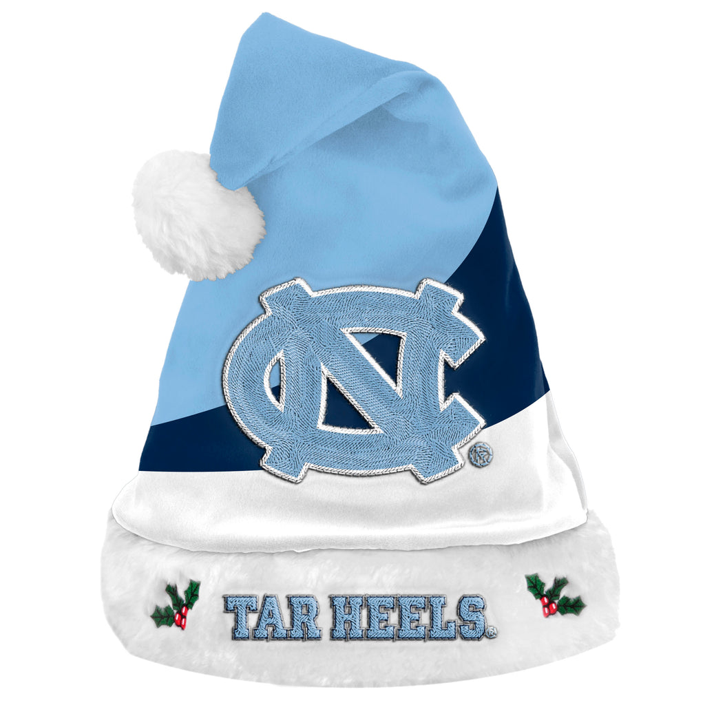 North Carolina Tar Heels Colorblock Santa Hat