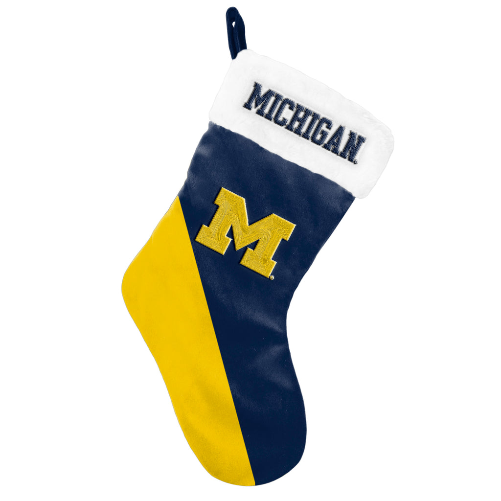 Michigan Wolverines Colorblock Stocking