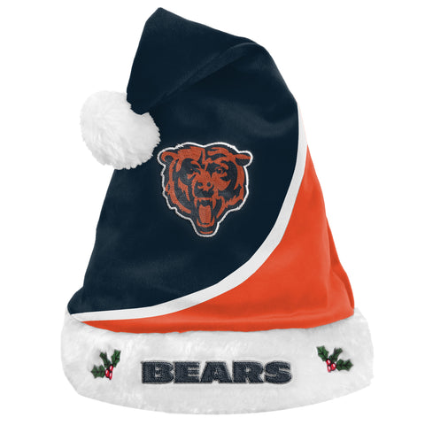 Chicago Bears Colorblock Santa Hat